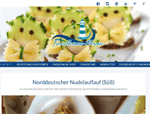 Tablet Screenshot of landhaus-rezepte.de